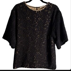Chloe Black Lace Blouse